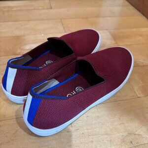 Rothy |  Red Garnet Women's Slip On Sneaker W7.5